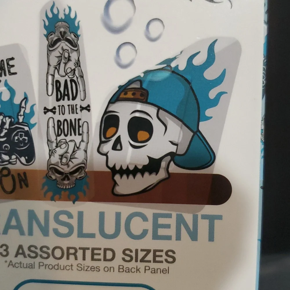 18piece tatoo style assorted translucent waterproof‎ bandages brand new FREE
